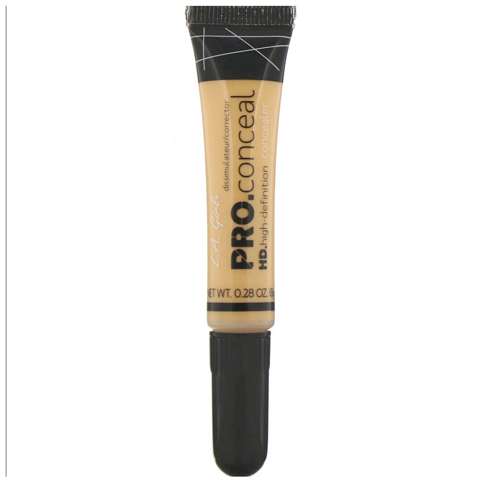 L.A. Girl, Pro Conceal HD Concealer, Yellow Corrector, 8g