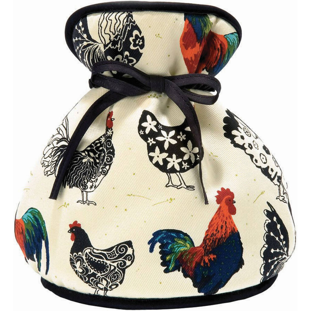Ulster Weavers Muff Tea Cosy - Rooster (100% Cotton Outer; 100% Polyester Wadding; Ce Marked, 6 Cup Teapot) Orange