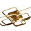 Living And Home (8 Head, Dimmable) Modern LED Ceiling Light Square Chandelier Lamp Bedroom Light 8