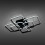 Living And Home (8 Head, Cool White) Modern LED Ceiling Light Square Chandelier Lamp Bedroom Light 4