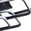 Living And Home (8 Head, Cool White) Modern LED Ceiling Light Square Chandelier Lamp Bedroom Light 6