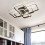 Living And Home (8 Head, Dimmable) Modern LED Ceiling Light Square Chandelier Lamp Bedroom Light 2