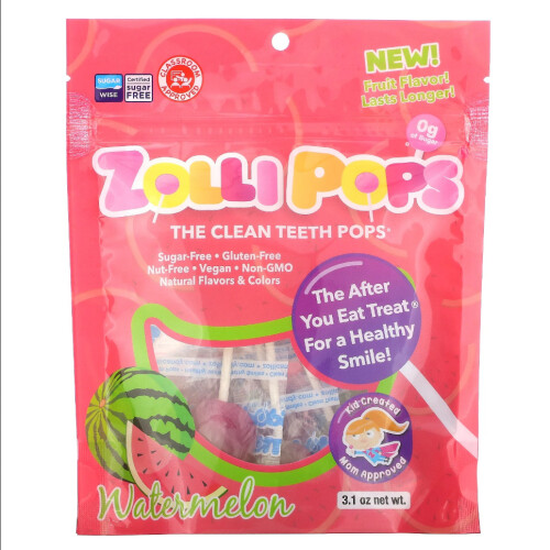 The Clean Teeth Pops, Watermelon, 3.1 oz
