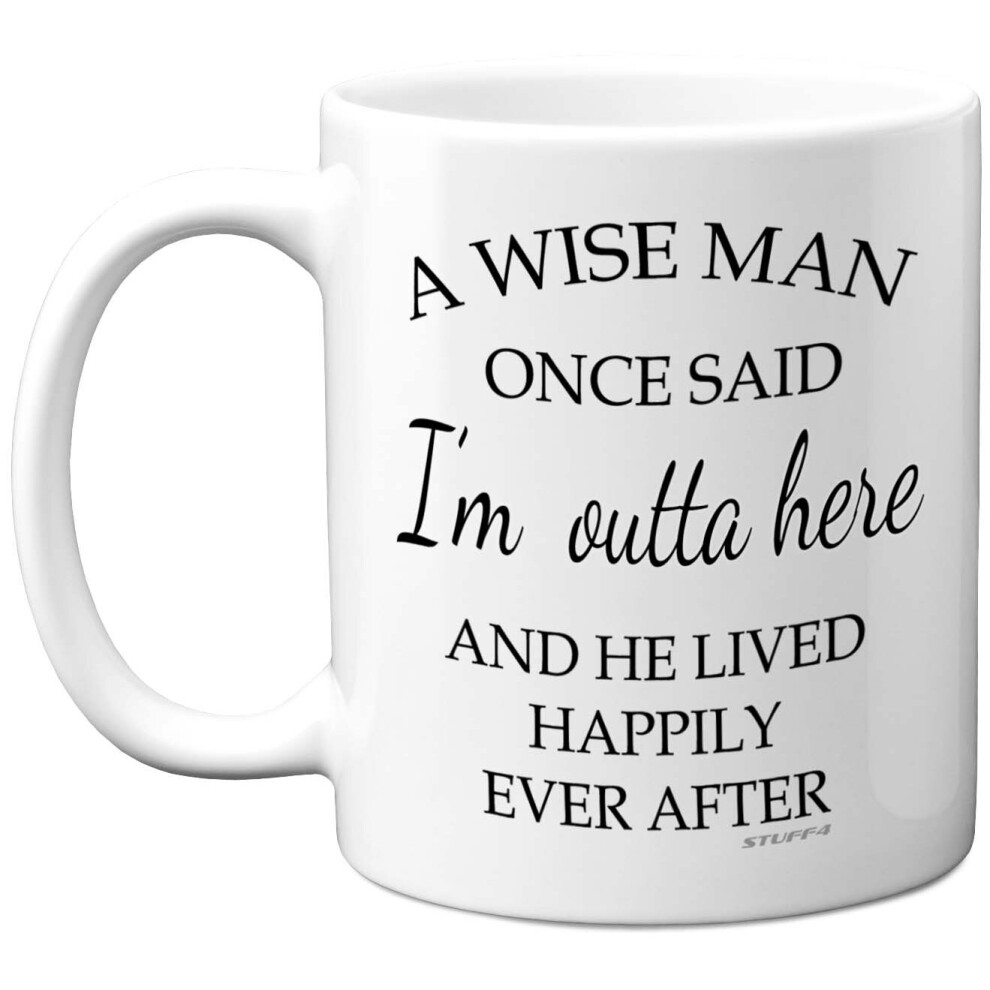 Wise Man Mug Funny Retirement Retired Mugs Men Leaving Christmas Novelty Gift Colleagues 11oz Dishwasher Microwave Safe Coffee Tea Cup