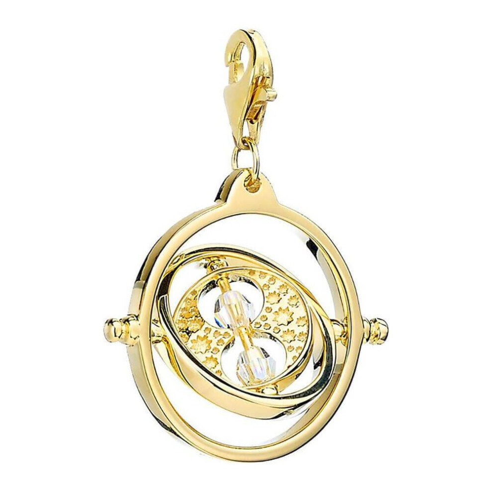 Harry Potter Time Turner Gold Plated Sterling Silver Clip On Charm Silver,Gold