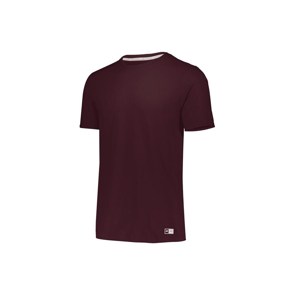 Russell 64STTM.MAR.L Adult Essential T-Shirt, Maroon - Large