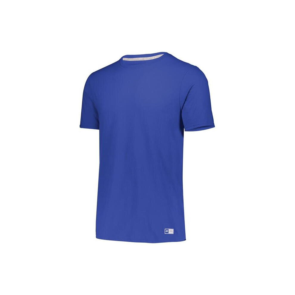 Russell 64STTM.ROY.S Adult Essential T-Shirt, Royal - Small