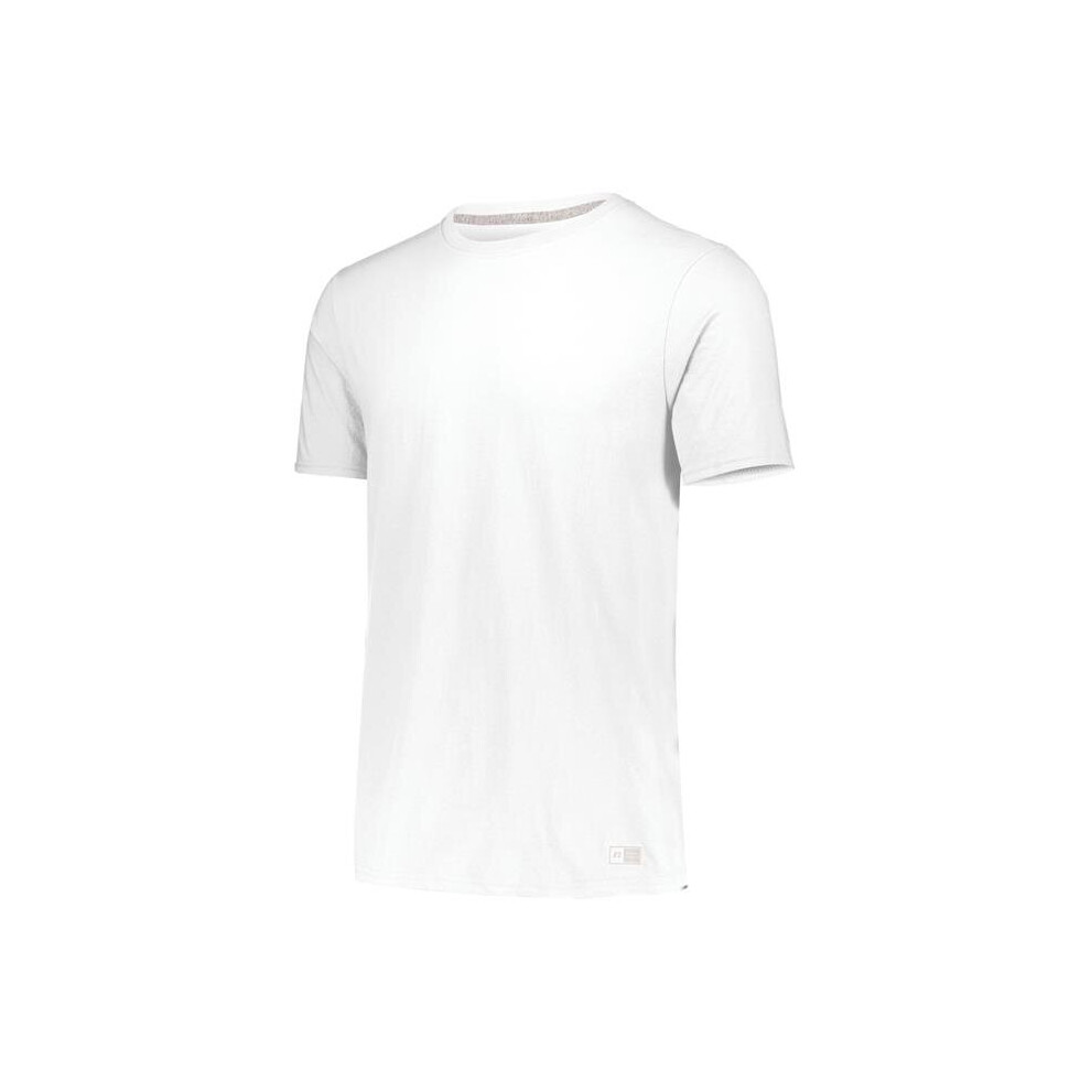 Russell 64STTM.WHI.S Adult Essential T-Shirt, White - Small