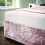 Catherine Lansfield Crushed Velvet Divan Base Wrap Blush King 1