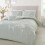Catherine Lansfield Meadowsweet Floral Duvet Cover Green Single 1