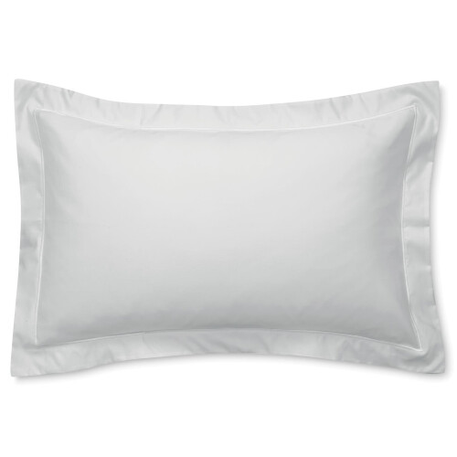 Bianca 800TC Cotton Sateen Oxford Pillowcase Single Silver