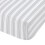 Check and Stripe Fitted Sheet Grey Single 1
