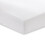 400TC Cotton Sateen Fitted Sheet White Super King 1