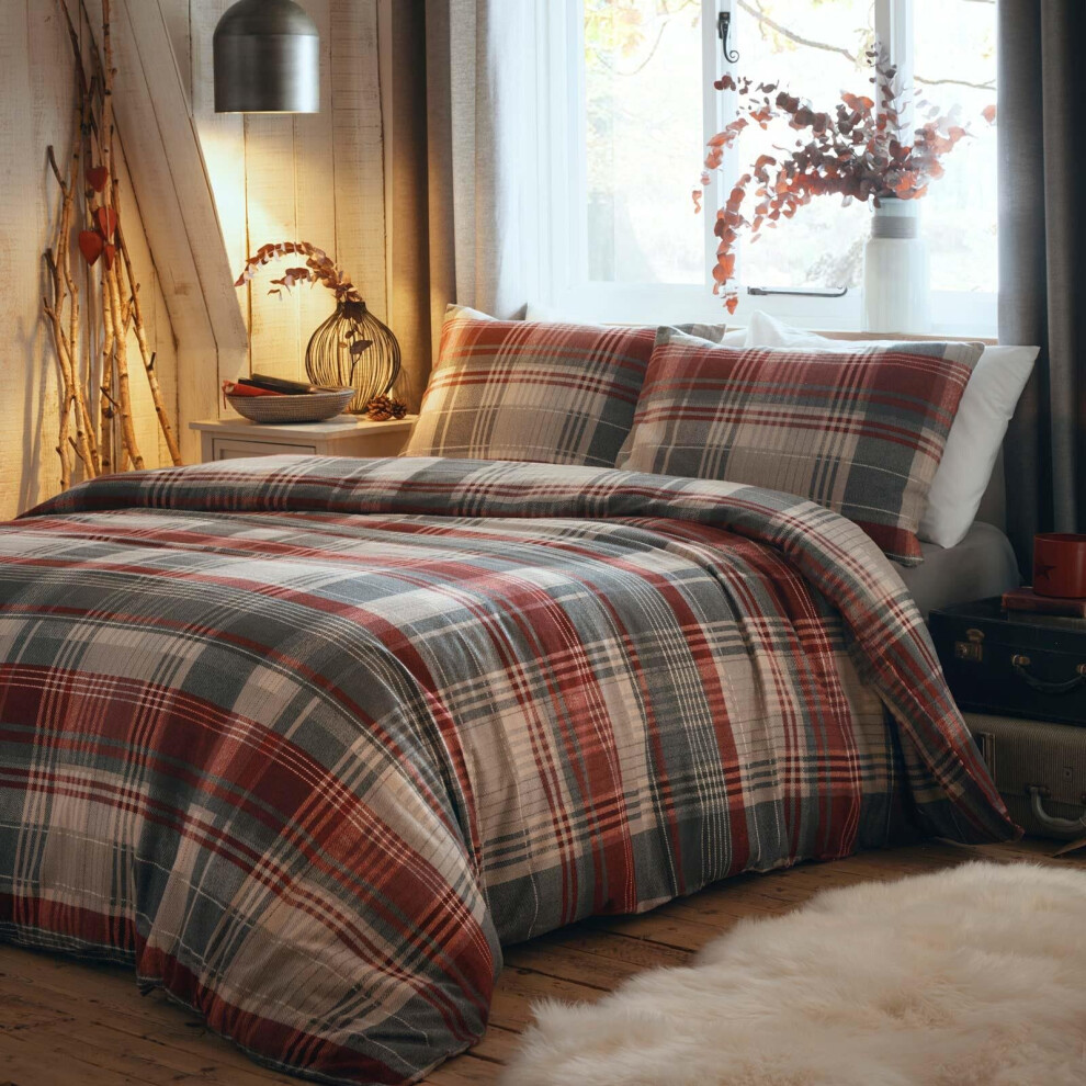 Connolly Duvet Cover Red King