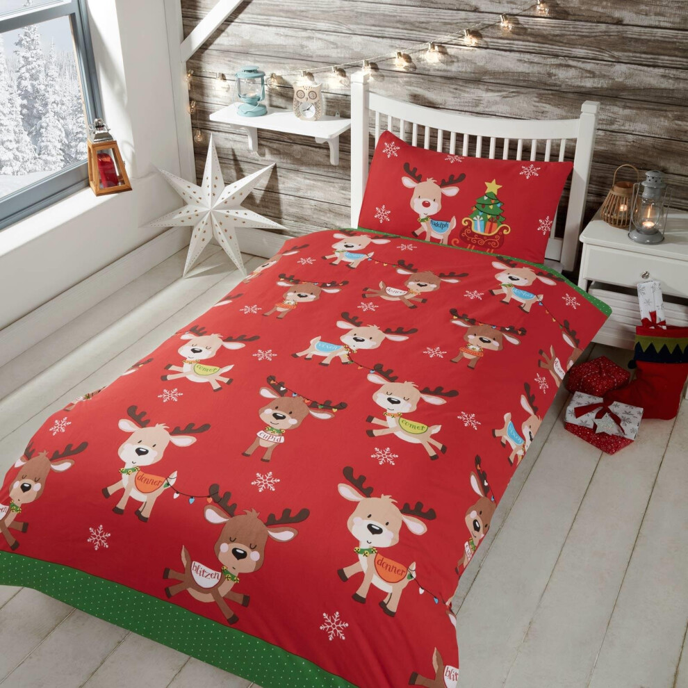 Rudolph & Friends Duvet Cover Single