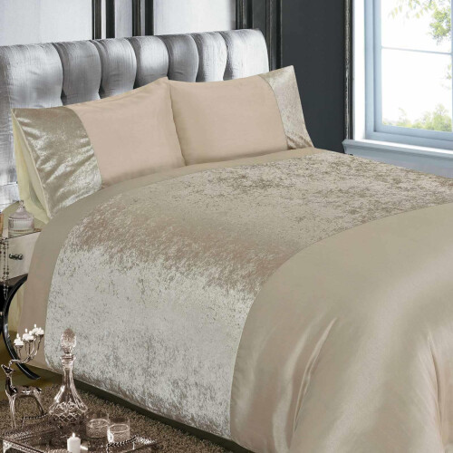 Velvet Duvet Cover Natural Single