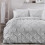 Serene Lara Duvet Cover Silver Double 1