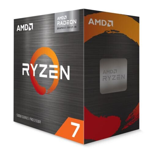 AMD Ryzen 7 5700G with Wraith Stealth Cooler, AM4, 3.8GHz (4.6 Turbo),  8-Core, 65W, 20MB Cache, 7nm, 5th Gen, Radeon Graphics