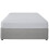 Serene Plain Dye 32cm Fitted Sheet Silver Single 1