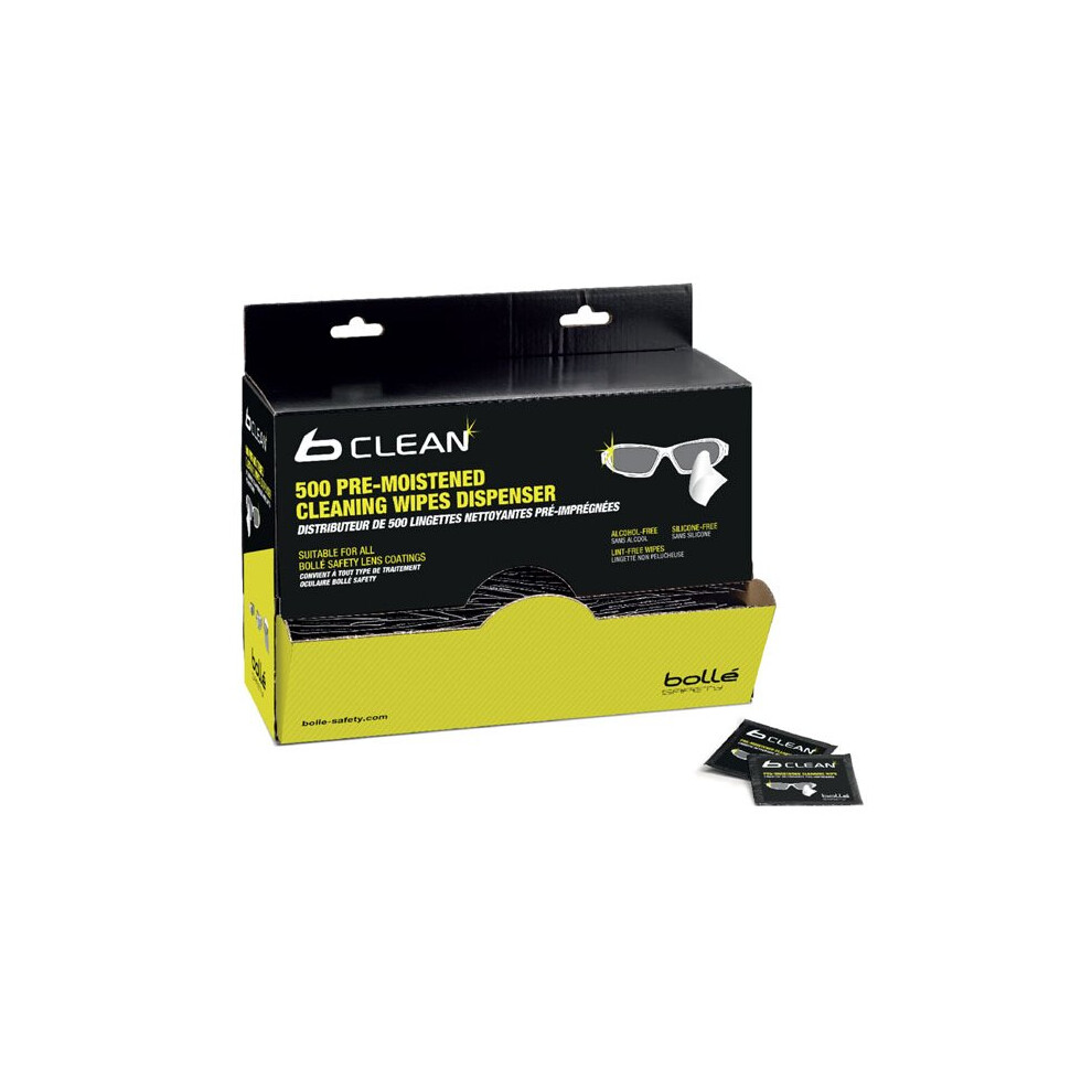 Bollã© Bolle Safety B500 B Clean Cleaning Tissues Dispenser (Pack 500)