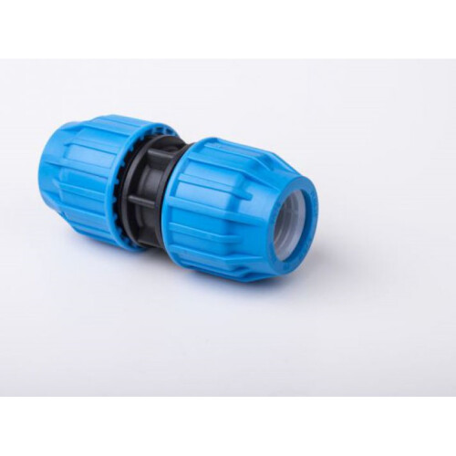 MDPE 25mm Straight Coupler Fitting Water Pipe WRAS Connector 2