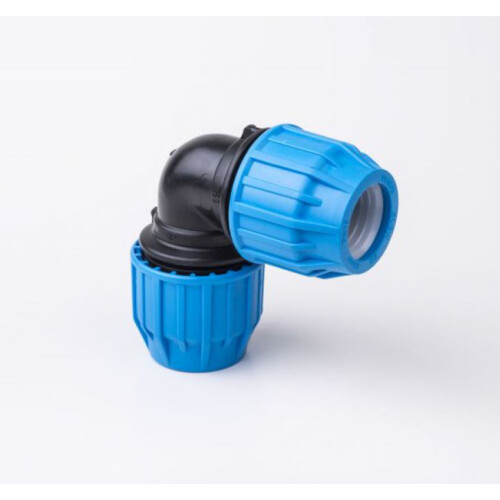 MDPE 25mm Elbow Equal Bend Fitting Water Pipe WRAS Connector 1
