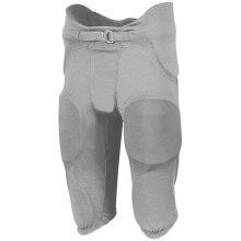 Russell F25PFW.GSV.2XL Youth Integrated 7 Piece Pad Pant, Grid Iron Silver - 2XL