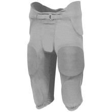 Russell F25PFW.GSV.S Youth Integrated 7 Piece Pad Pant, Grid Iron Silver - Small