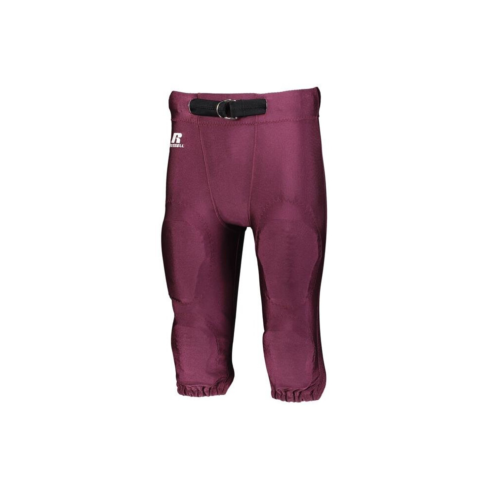 Russell F2562M.MAR.2XL Adult Deluxe Game Pant, Maroon - 2XL-image-OPC-P87P2C7-NEW