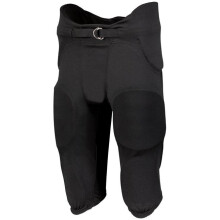 Russell F25PFW.BLK.XL Youth Integrated 7 Piece Pad Pant, Black - Extra Large