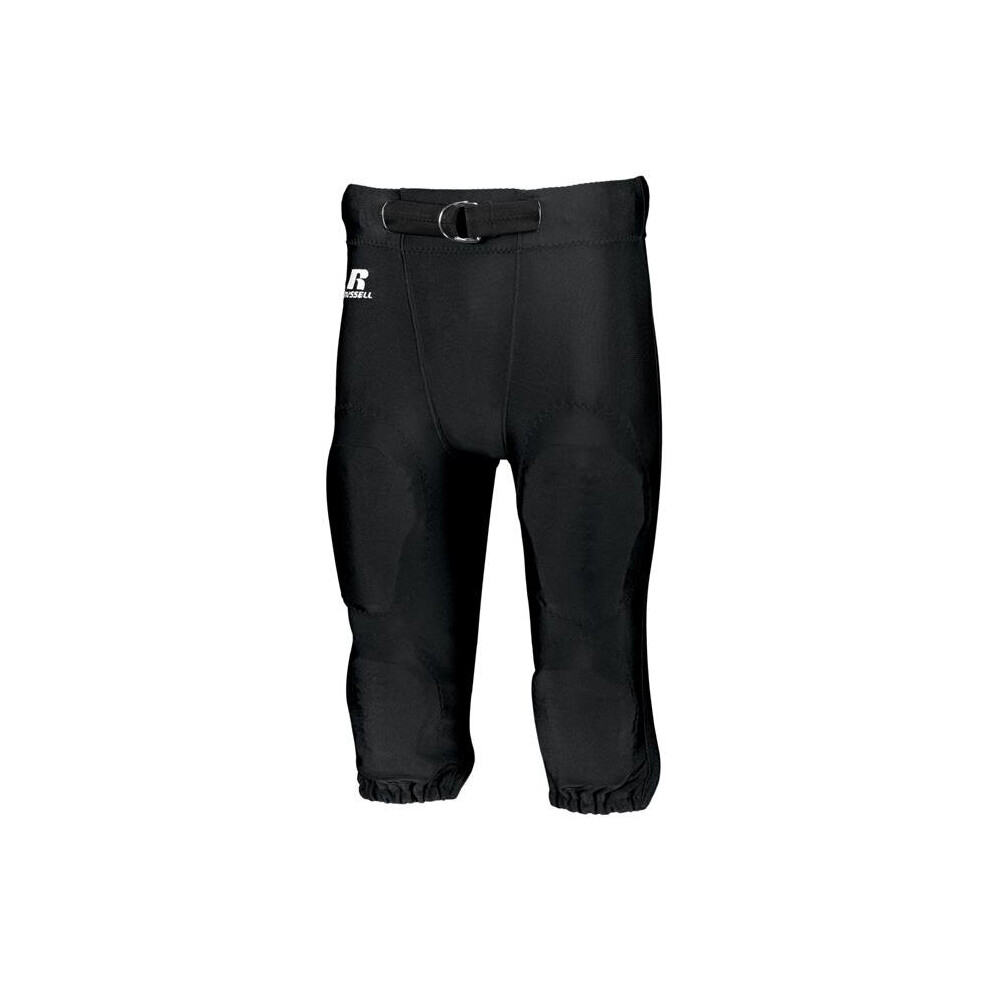 Russell F2562M.BLK.XS Adult Deluxe Game Pant, Black - Extra Small