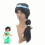 Aladdin Jasmine πριγκίπισσα περούκα Arabdis Princess Cos περούκα ενηλίκων 8