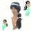 Aladdin Jasmine πριγκίπισσα περούκα Arabdis Princess Cos περούκα ενηλίκων 4