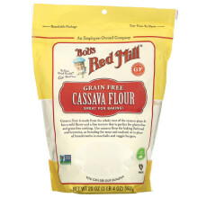 Bob's Red Mill, Casava mouka, Grain Free, 20 oz (567 g)