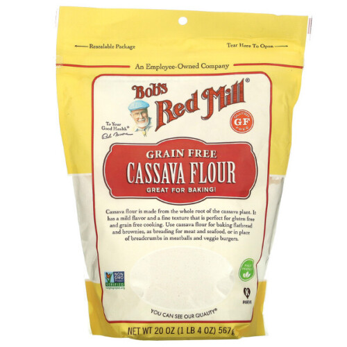 Bob's Red Mill, Κασσάβα Flour, Grain Free, 20 oz (567 g)