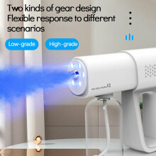 K5 Blue Light Nano Steam Spray Fogging Disinfection Sprayer Gun for Home Office