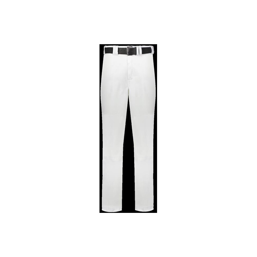 Russell R13DBM.WHI.3XL Adult Solid Change Up Baseball Pant, White - 3XL