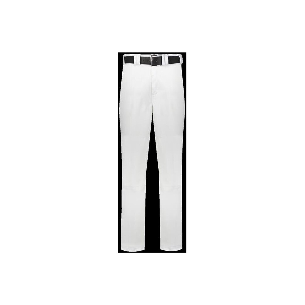 Russell R13DBM.WHI.S Adult Solid Change Up Baseball Pant, White - Small