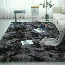 (Dark Grey, 160 x 230) Fluffy Shaggy Rug Large Carpet Mat Bedroom Rug