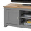 Timber Art Design UK Lisbon Light Grey 3 Piece Living Room Set Coffee Table 2 Doors Sideboard TV Unit 11