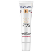 Pharmaceris F, fluid kryjący dla skóry naczynkowej SPF20, nr 30, opal, 30 ml