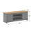 Timber Art Design UK Lisbon Light Grey 3 Piece Living Room Set Coffee Table 2 Doors Sideboard TV Unit 13