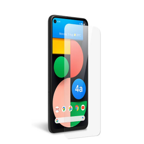 Protector de pantalla para Google Pixel 4a 5G, paquete doble de 2 membranas de plástico resistente