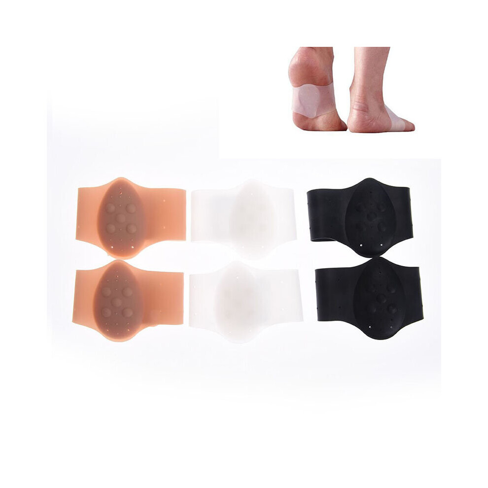 Hkhbjs (Black) 1Pair Arches Footful Orthotic Arch Support Foot Brace Flat Feet Relieve Pain Comfortable Shoes Orthotic Feet Care