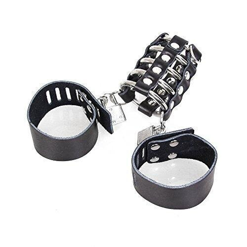 Metal Ring and VF Leather Chastity Cock Cage 2