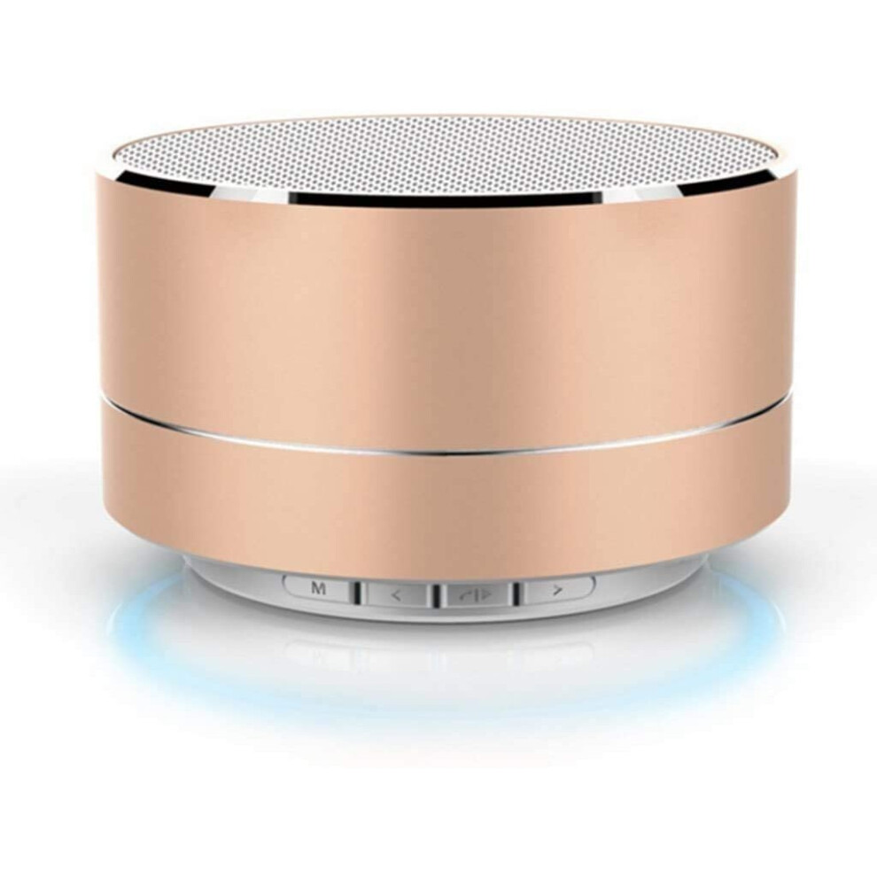 Mini Portable Wireless Bluetooth Speaker, Aluminium Wireless Stereo Bluetooth Speaker With Handsfree Speakerphone 5060760702267