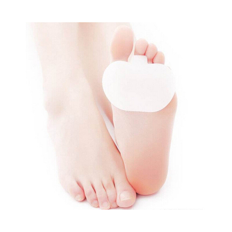 Hkhbjs (White) 1Pair Medical Silicone Toe Pads Gel Forefoot Pad