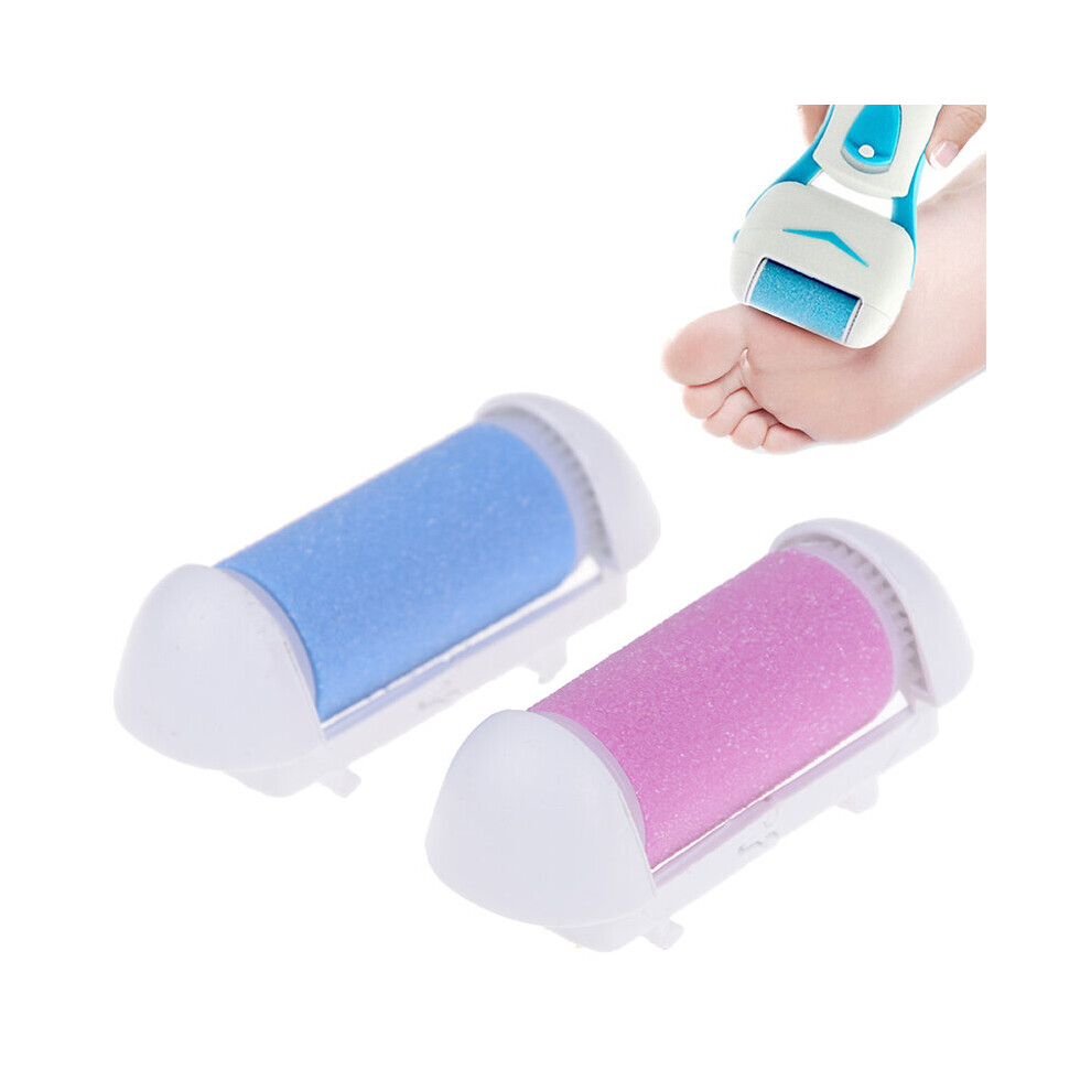 Hkhbjs (Blue) Pedicure Exfoliating Heel Removal File Head Feet Dead Skin Removal Replacement Roller