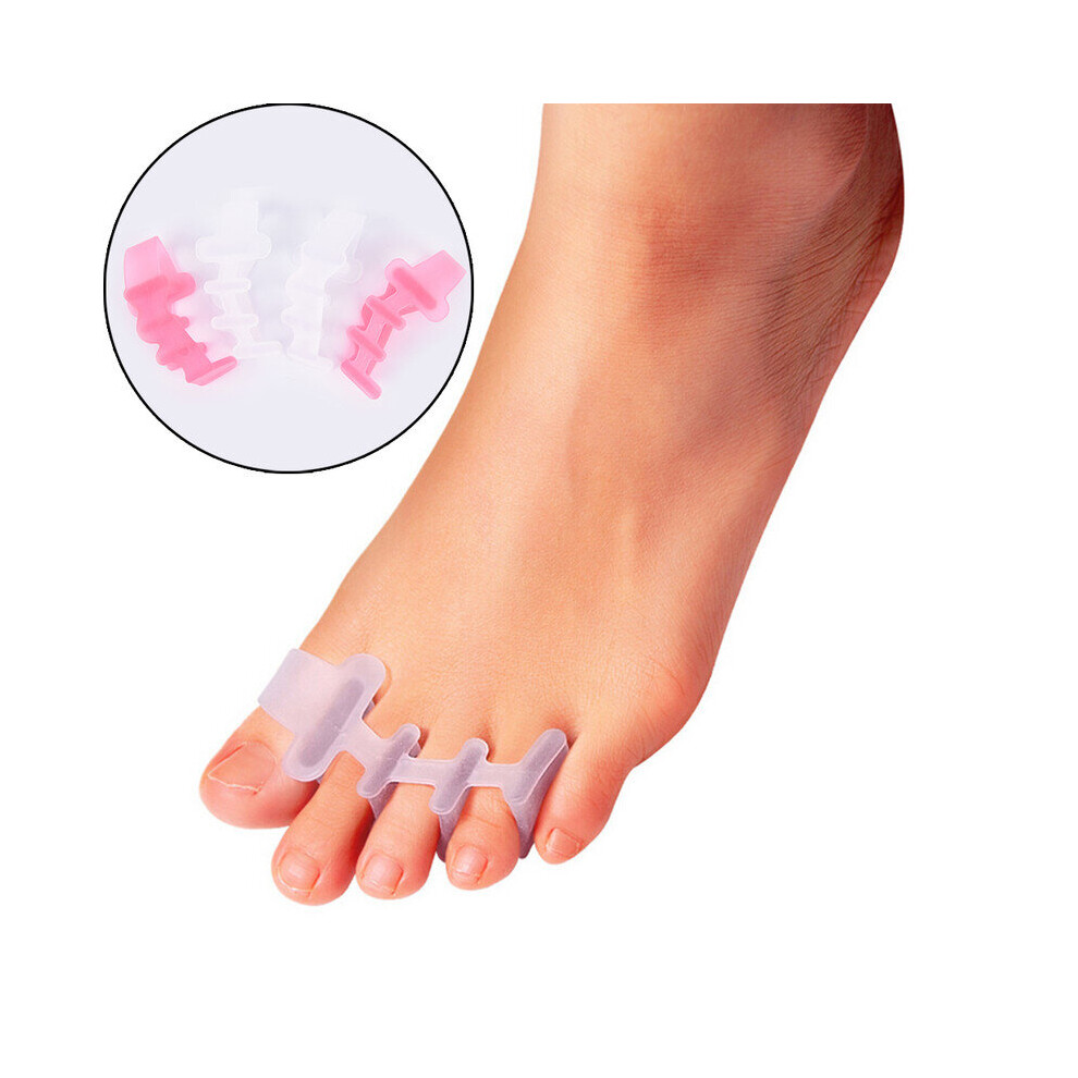 Hkhbjs (Pink) 2Pcs/Lot Feet Care Elastic Pad Hallux Valgus Toe Overlap Correction Pad