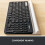 Logitech Logitech K780 Multi-Device Wireless Keyboard for Windows, Apple android or Chrome, Wireless 2.4GHz and Bluetooth 3